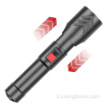 Flashlight ricaricabile USB zoomabile XHP50